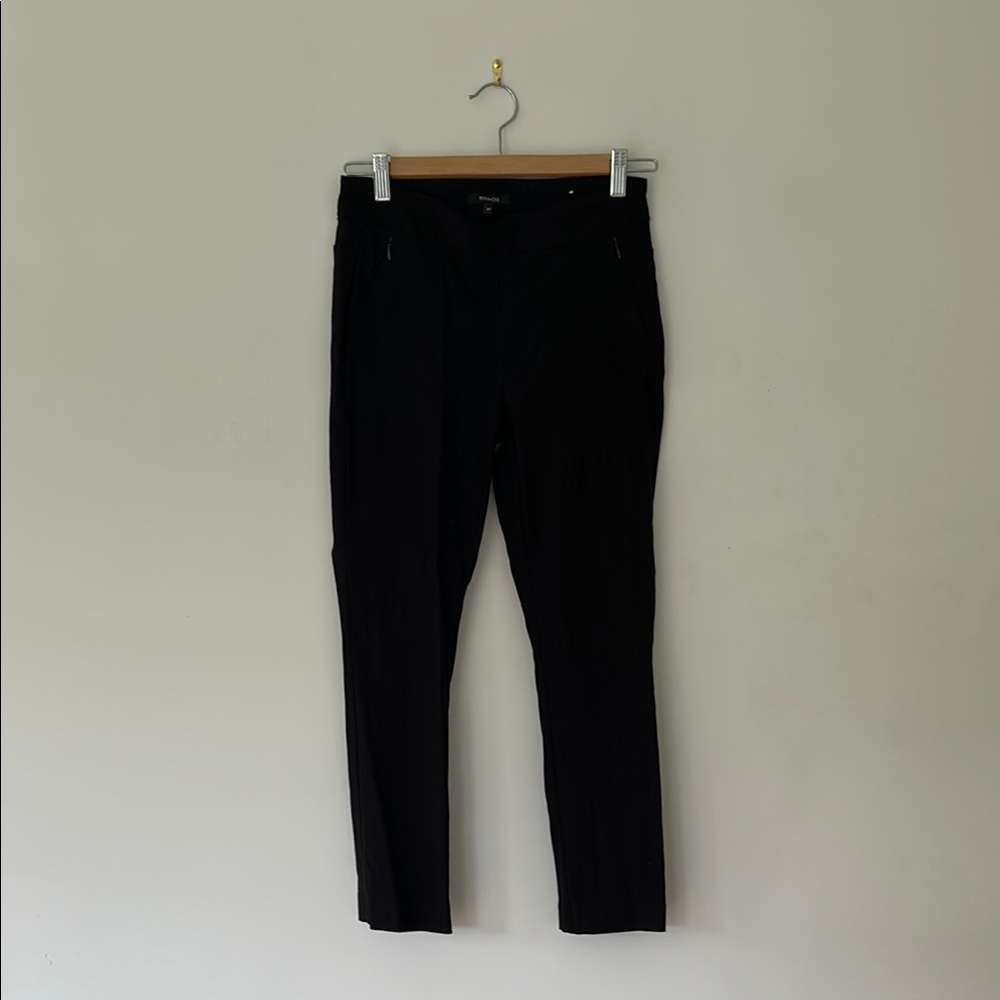 RW&Co Black Crop Dress Pants with Slim fit